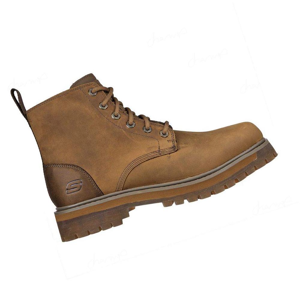 Botas Skechers Alley Cats - Talgen Hombre Marrones | A95TE_AR