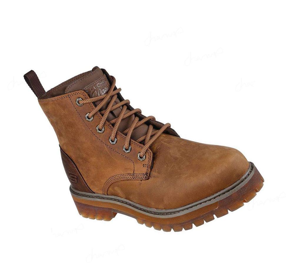 Botas Skechers Alley Cats - Talgen Hombre Marrones | A95TE_AR