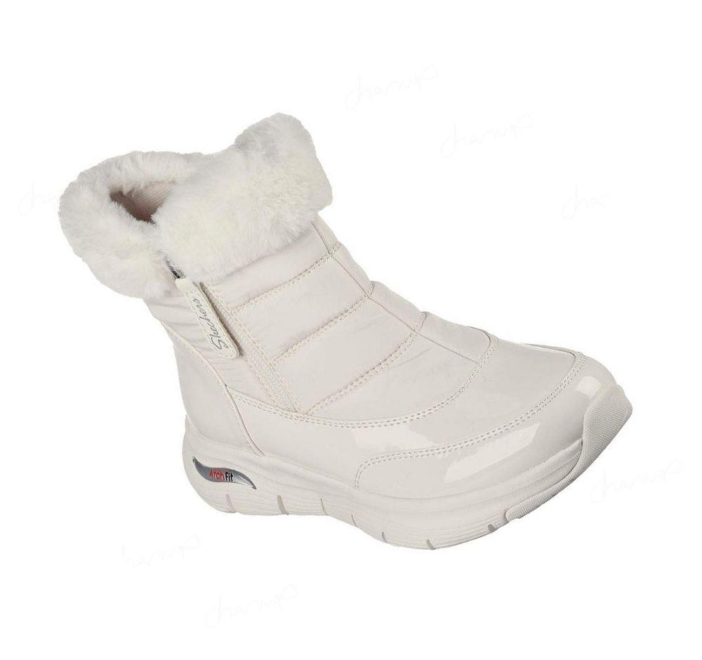 Botas Skechers Arch Fit - Cool Puff Mujer Blancas | I252W_AR