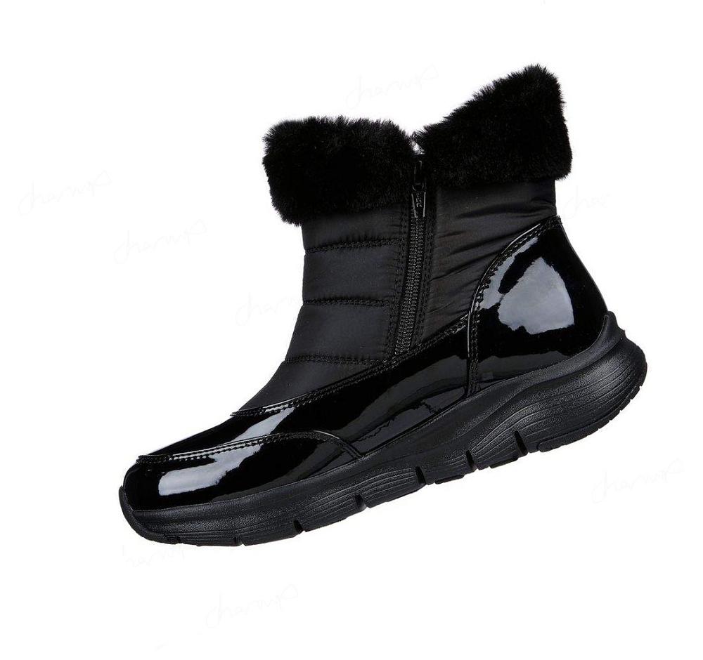 Botas Skechers Arch Fit - Cool Puff Mujer Negras | I2A1E_AR