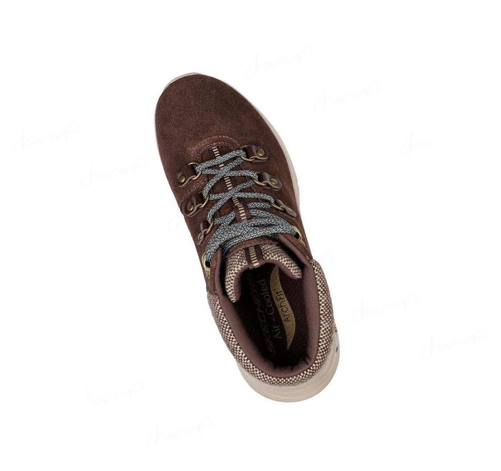 Botas Skechers Arch Fit - Extraordinary Mujer Chocolate | I152L_AR