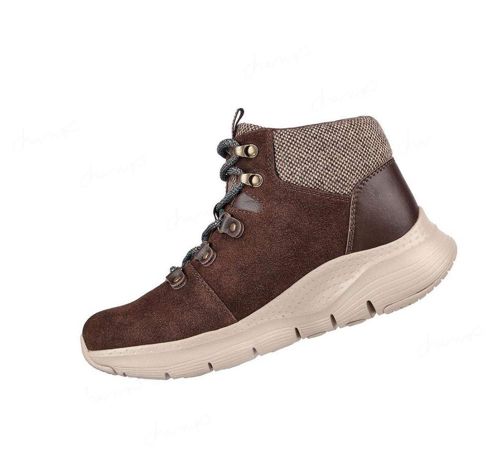 Botas Skechers Arch Fit - Extraordinary Mujer Chocolate | I152L_AR