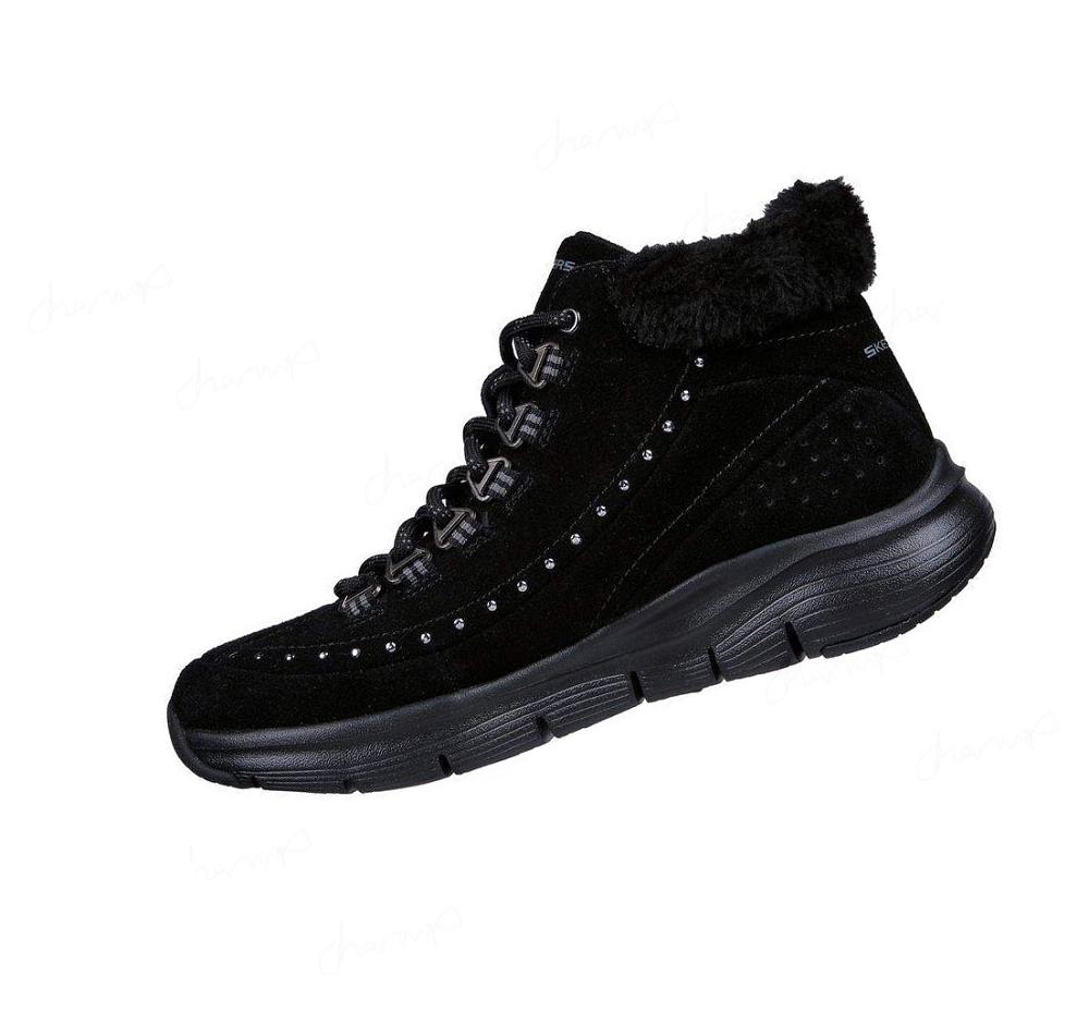 Botas Skechers Arch Fit - Goodnight Mujer Negras | I1A1D_AR