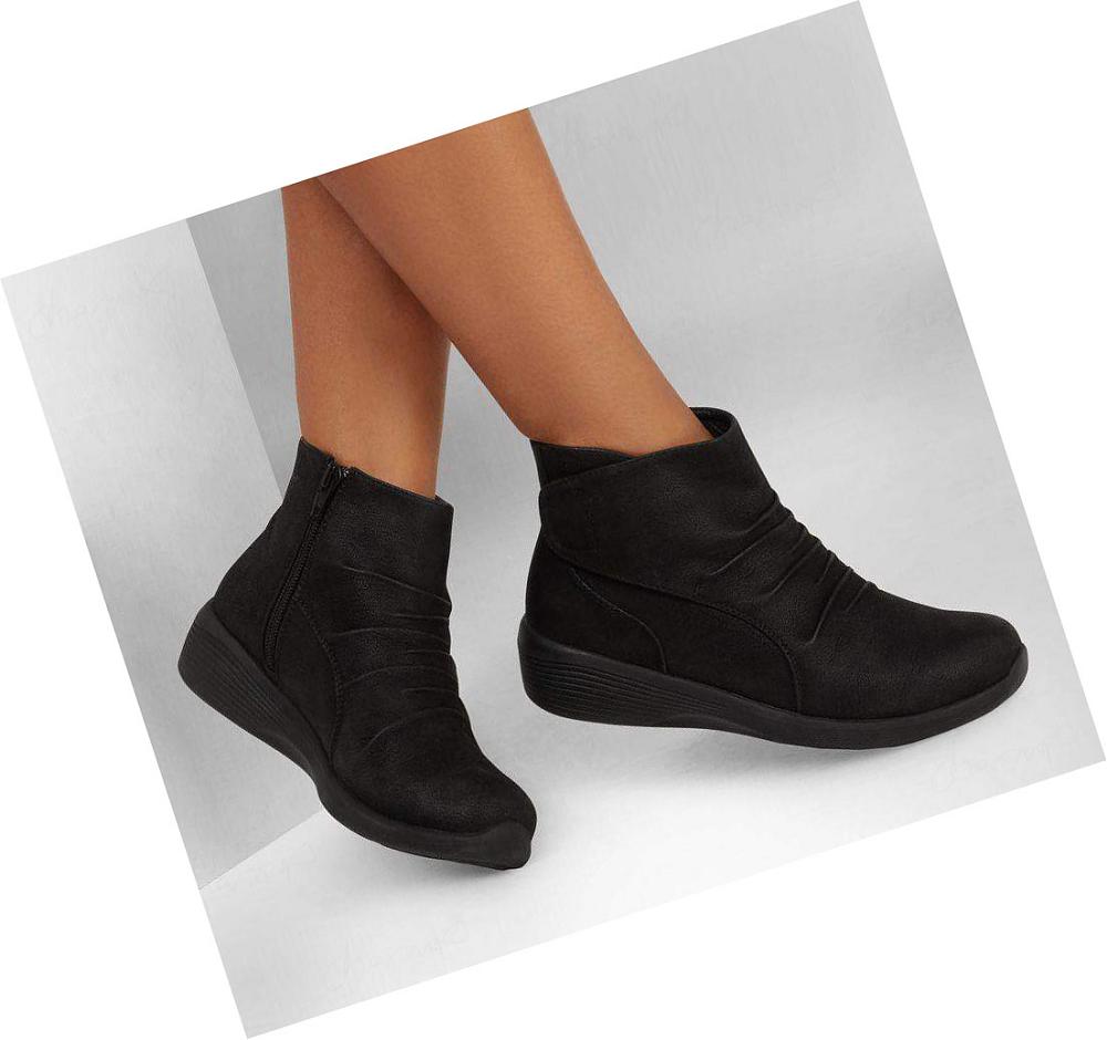 Botas Skechers Arya - Fresh Trick Mujer Negras | A316K_AR