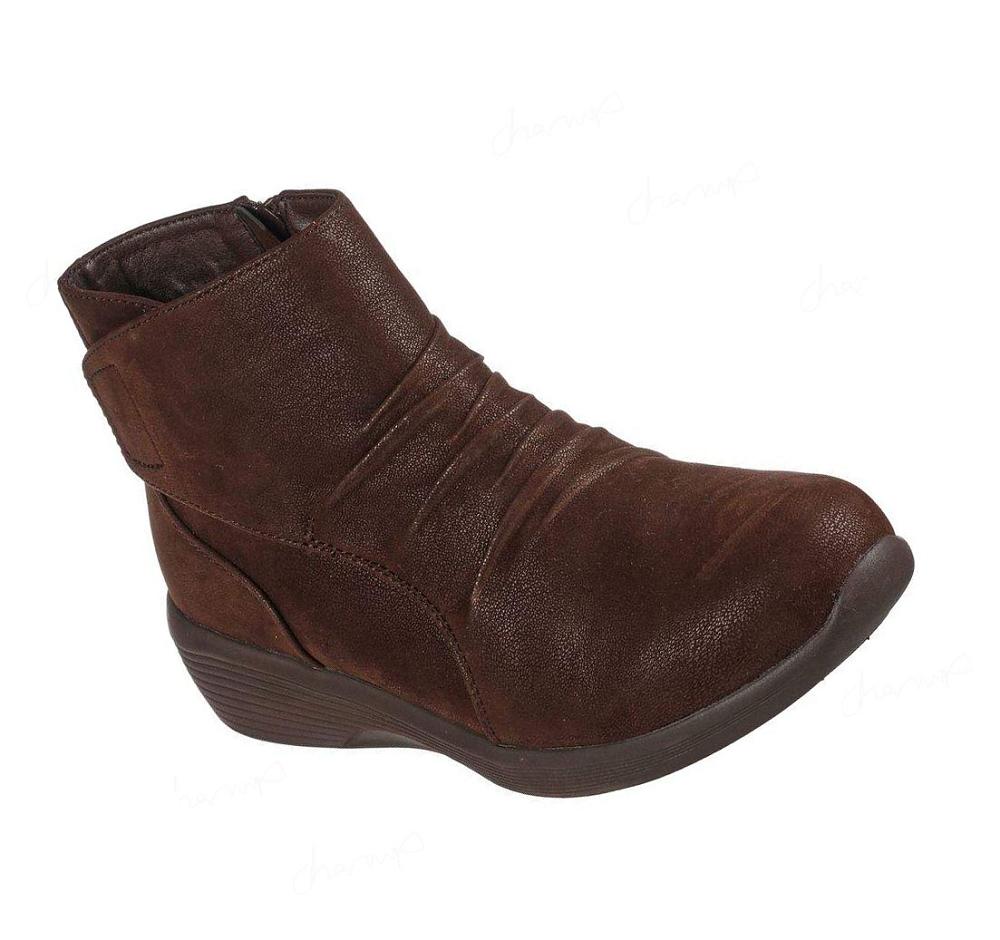 Botas Skechers Arya - Fresh Trick Mujer Chocolate | A32T8_AR