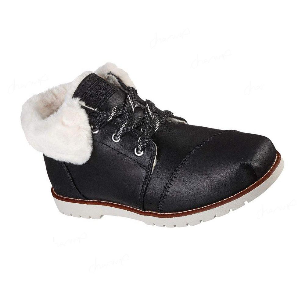 Botas Skechers BOBS Chill Lugs - Carefree Cozy Mujer Negras | T588B_AR