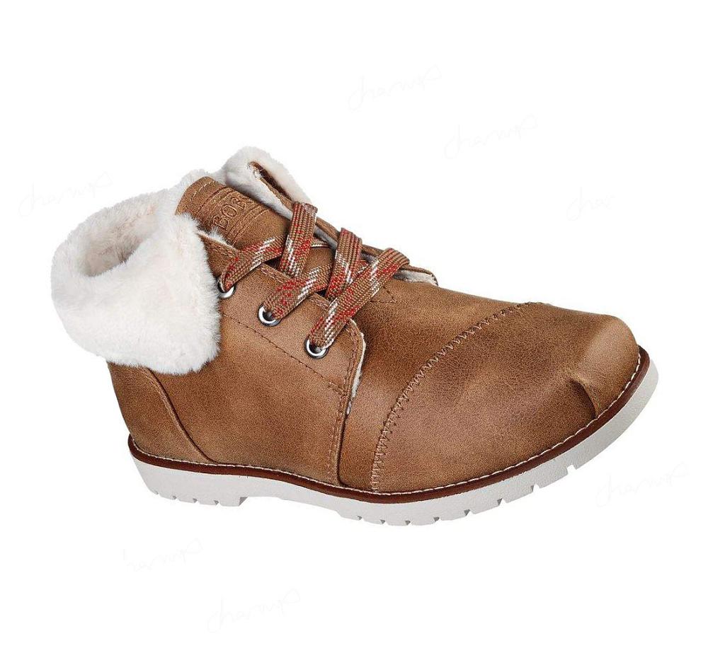 Botas Skechers BOBS Chill Lugs - Carefree Cozy Mujer Marrones | T613G_AR