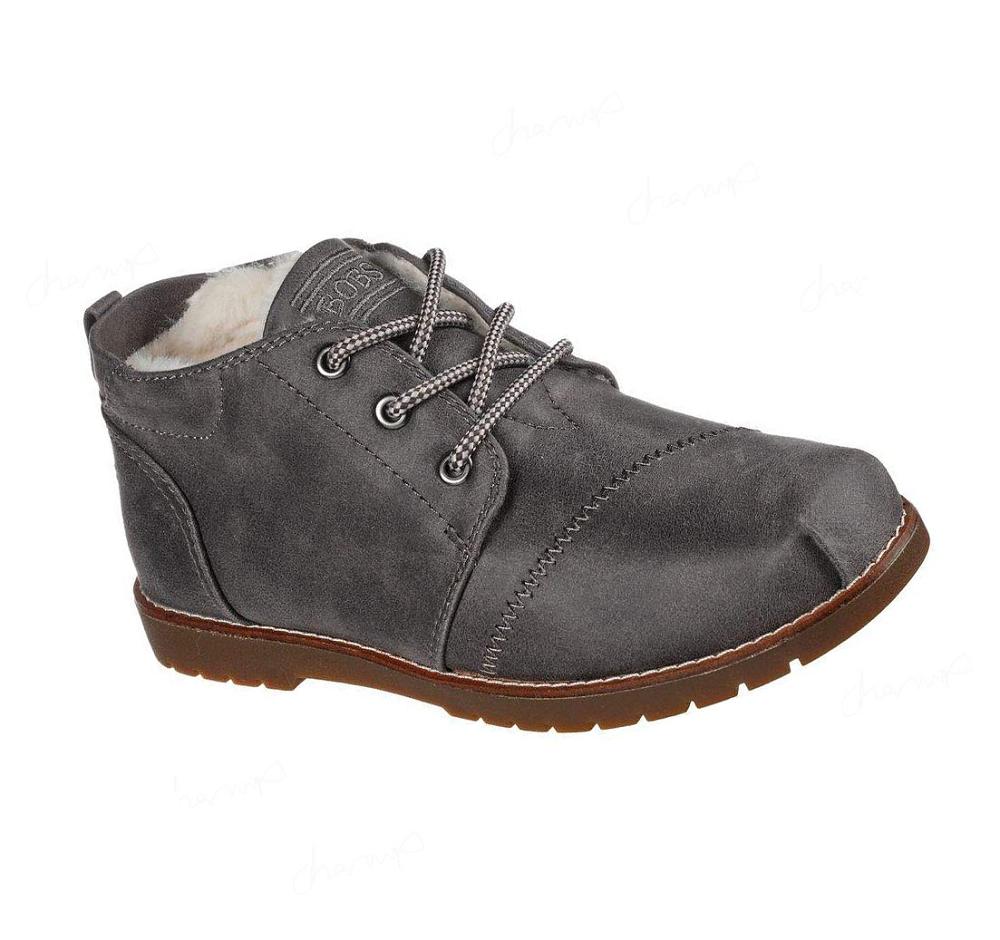 Botas Skechers BOBS Chill Lugs - Snuggle Life Mujer Gris | T663E_AR