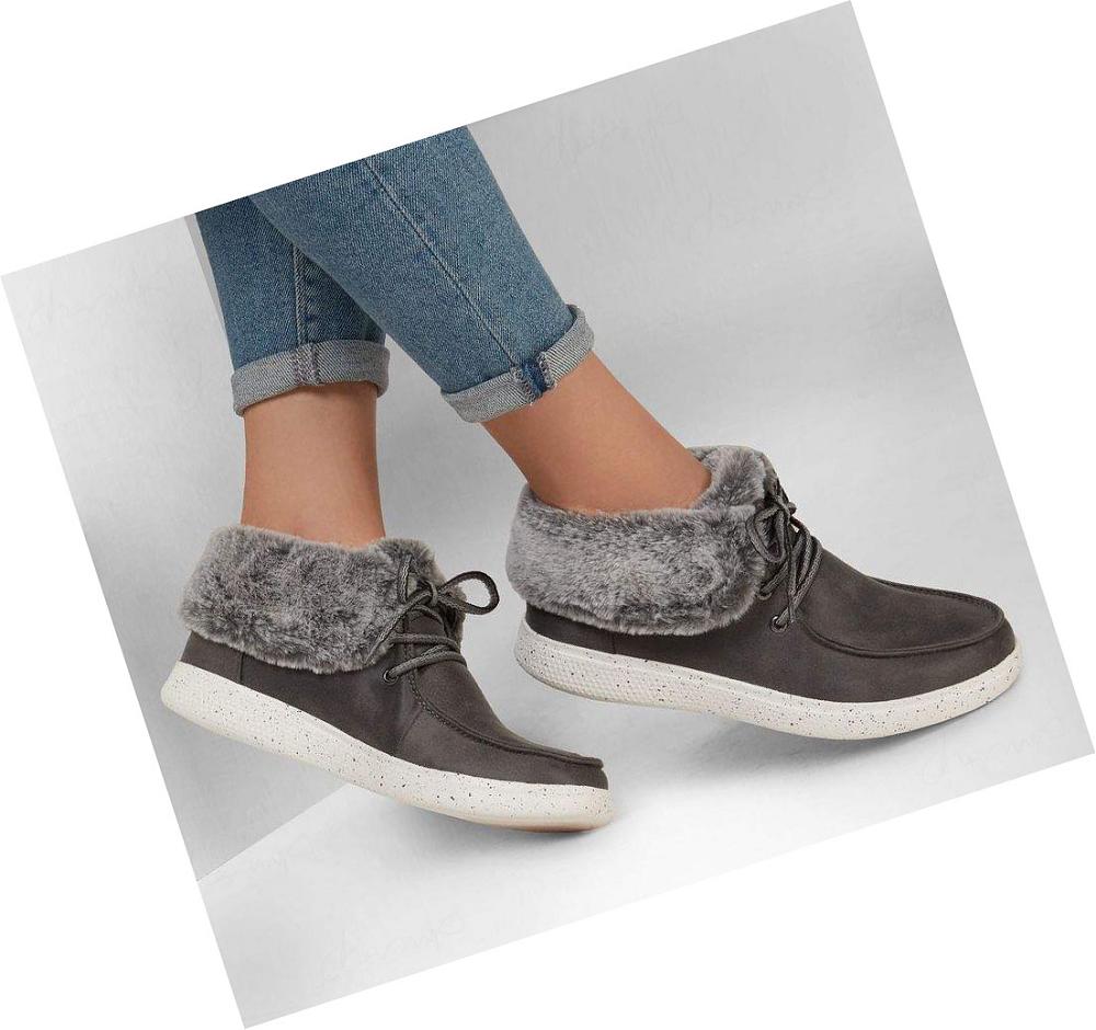 Botas Skechers BOBS Skipper - Hang Glider Mujer Gris | IA160_AR