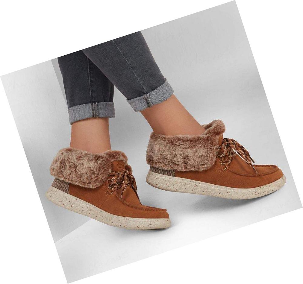 Botas Skechers BOBS Skipper - Mushers Delight Mujer Marrones | TT88L_AR