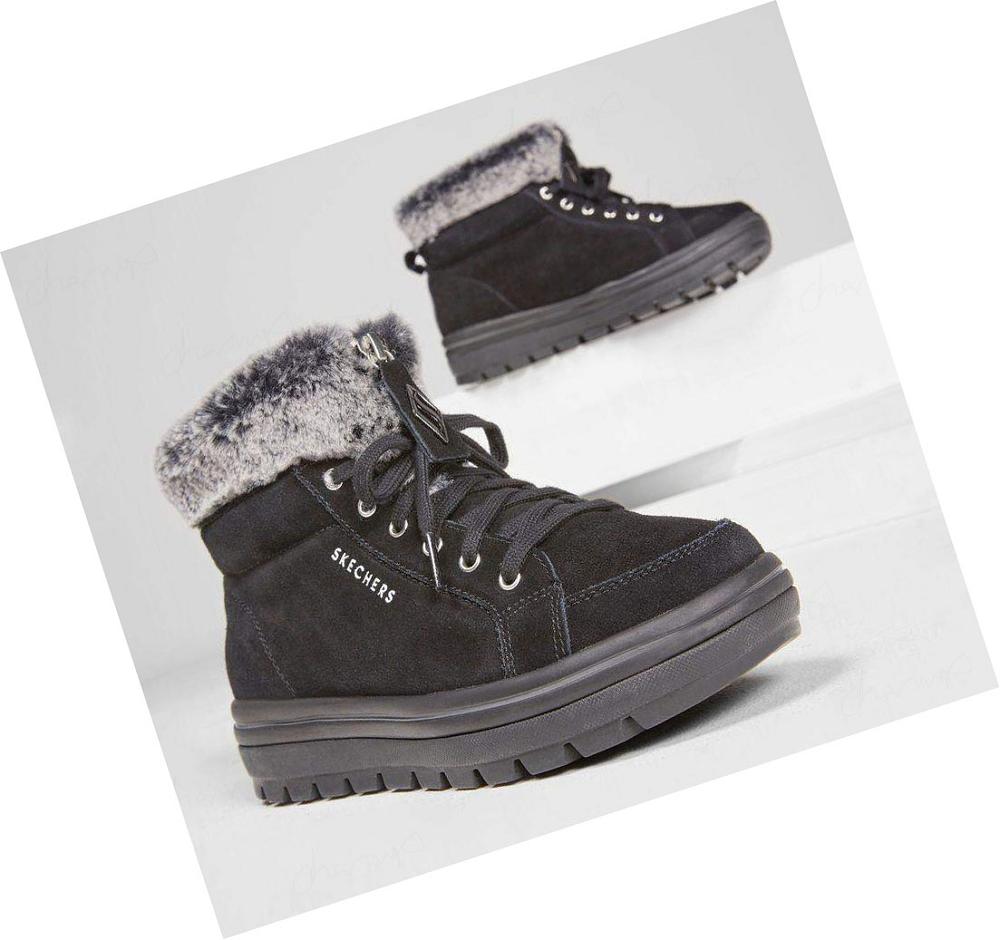 Botas Skechers Calle Cleats - Everyday Chillz Mujer Negras | T238S_AR