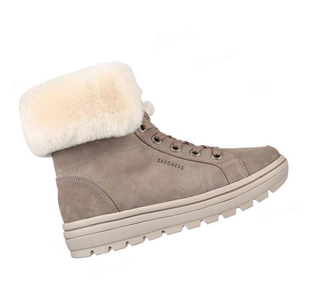 Botas Skechers Calle Tacos - Everyday Lux Mujer Marrones | A0TTD_AR