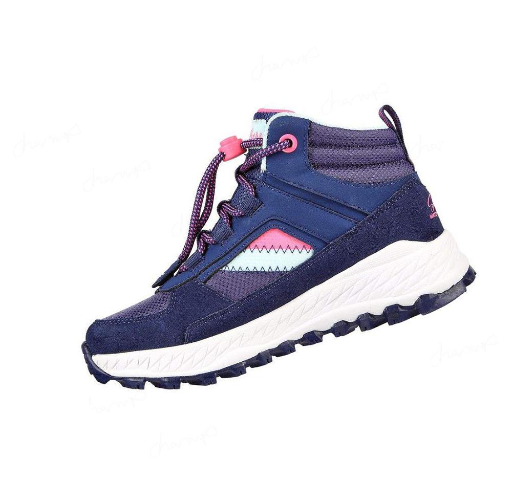 Botas Skechers Fuse Tread - Let's Explore Niña Azul Marino | 3120A_AR