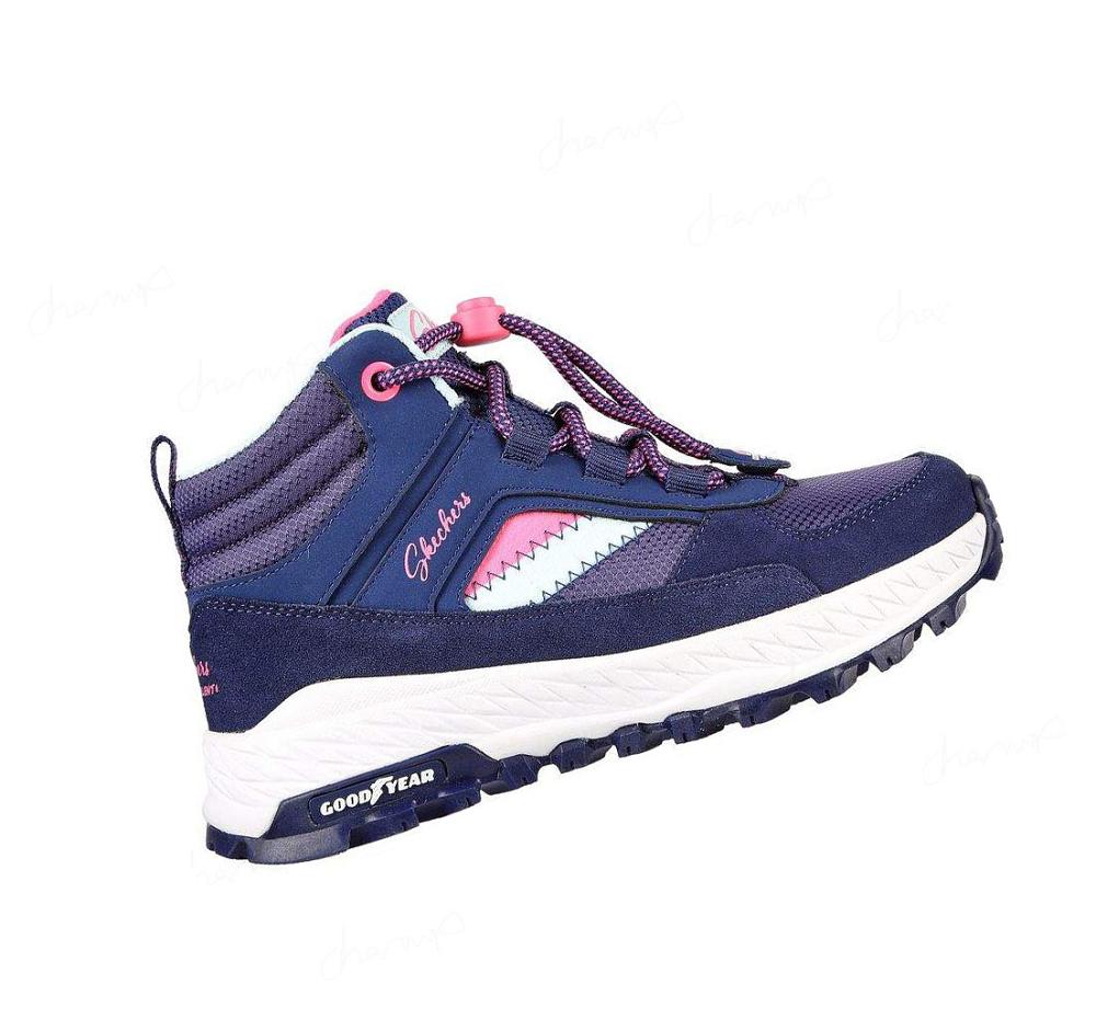 Botas Skechers Fuse Tread - Let's Explore Niña Azul Marino | 3120A_AR