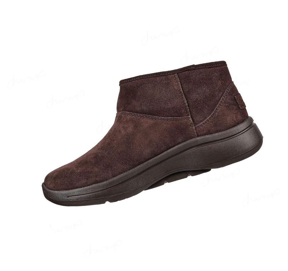 Botas Skechers GO WALK Arch Fit - Cute N Cozy Mujer Chocolate | I216R_AR