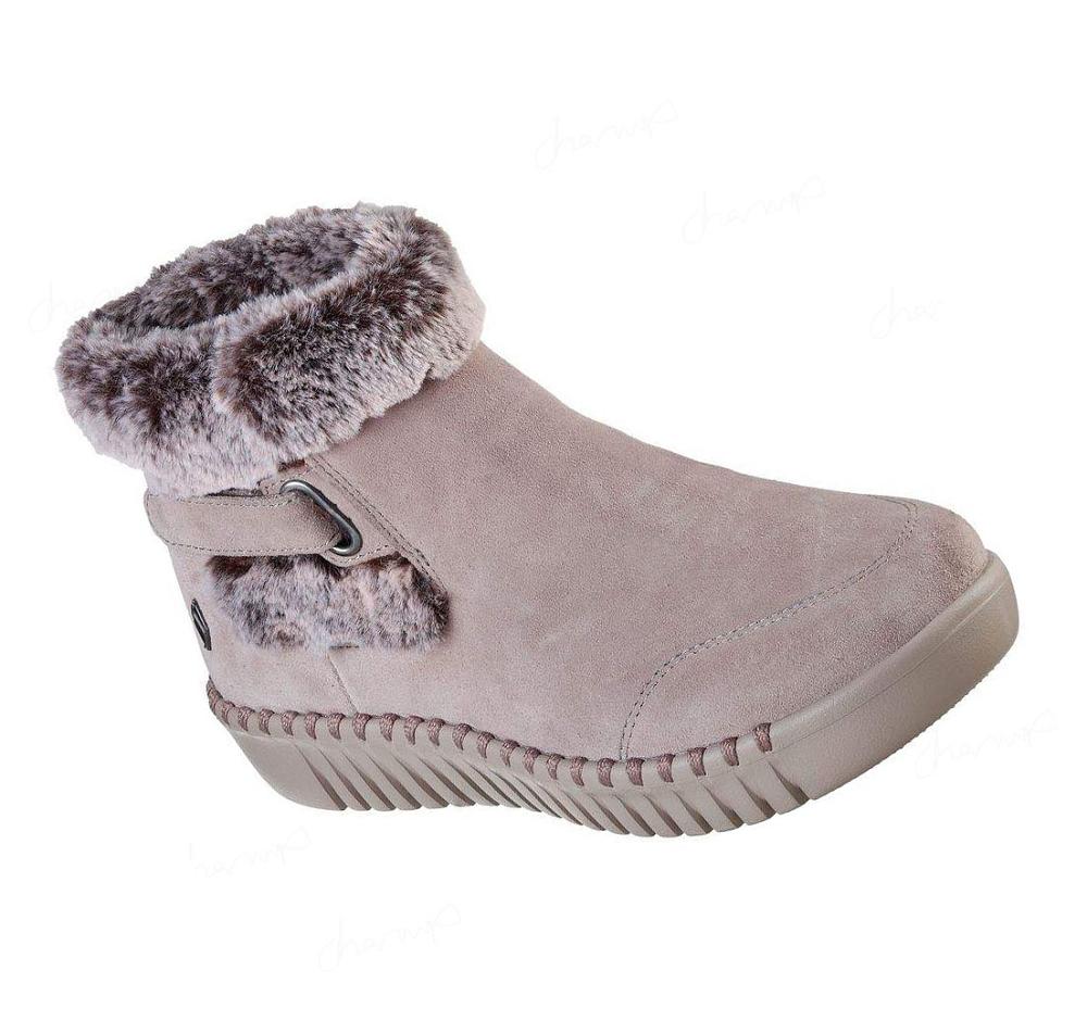 Botas Skechers GO WALK Smart - Get Cozy Mujer Beige | I902W_AR