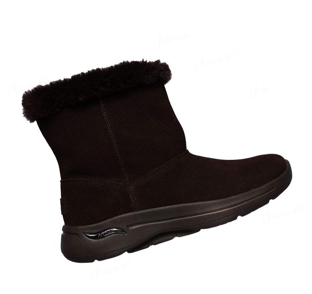 Botas Skechers GOwalk Arch Fit - Embrace Mujer Chocolate | I291D_AR