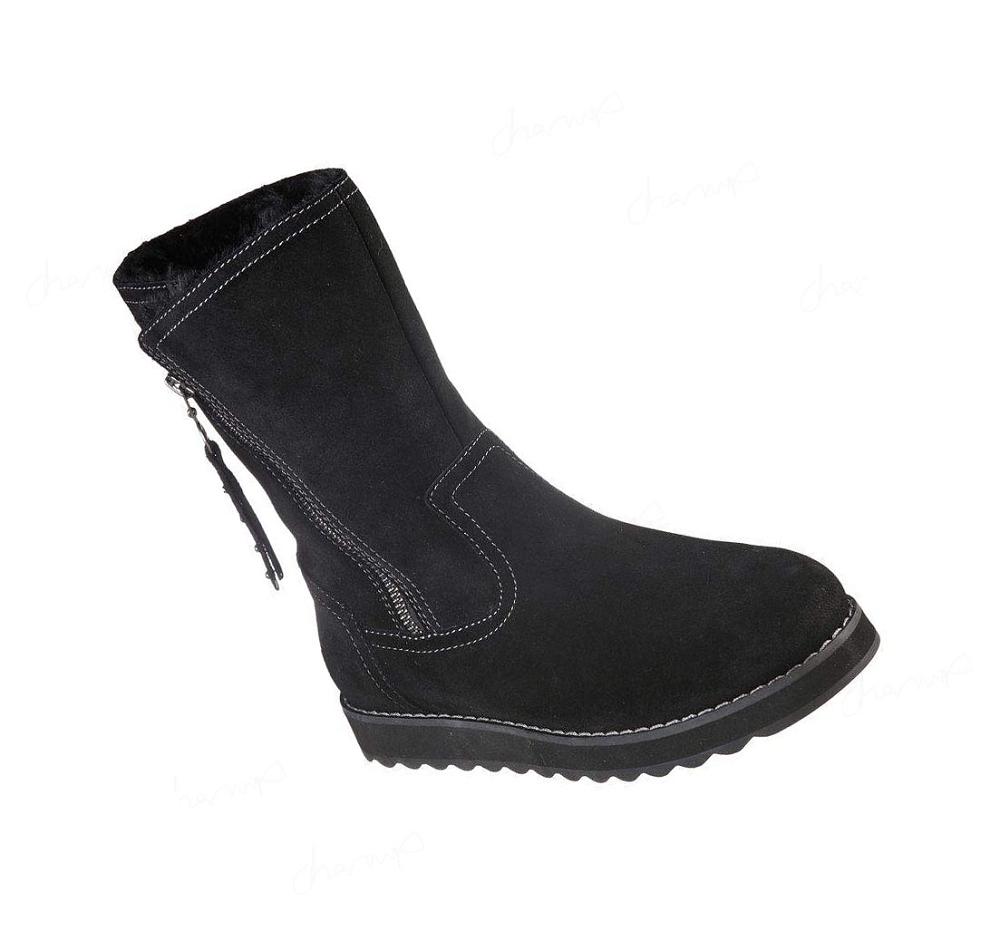 Botas Skechers Keepsakes 2.0 - Warm Carretera Mujer Negras | T113B_AR