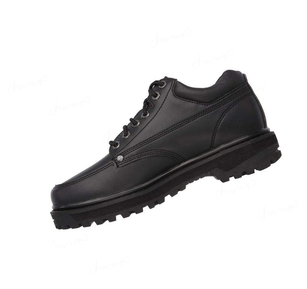 Botas Skechers Mariners Hombre Negras | A9825_AR