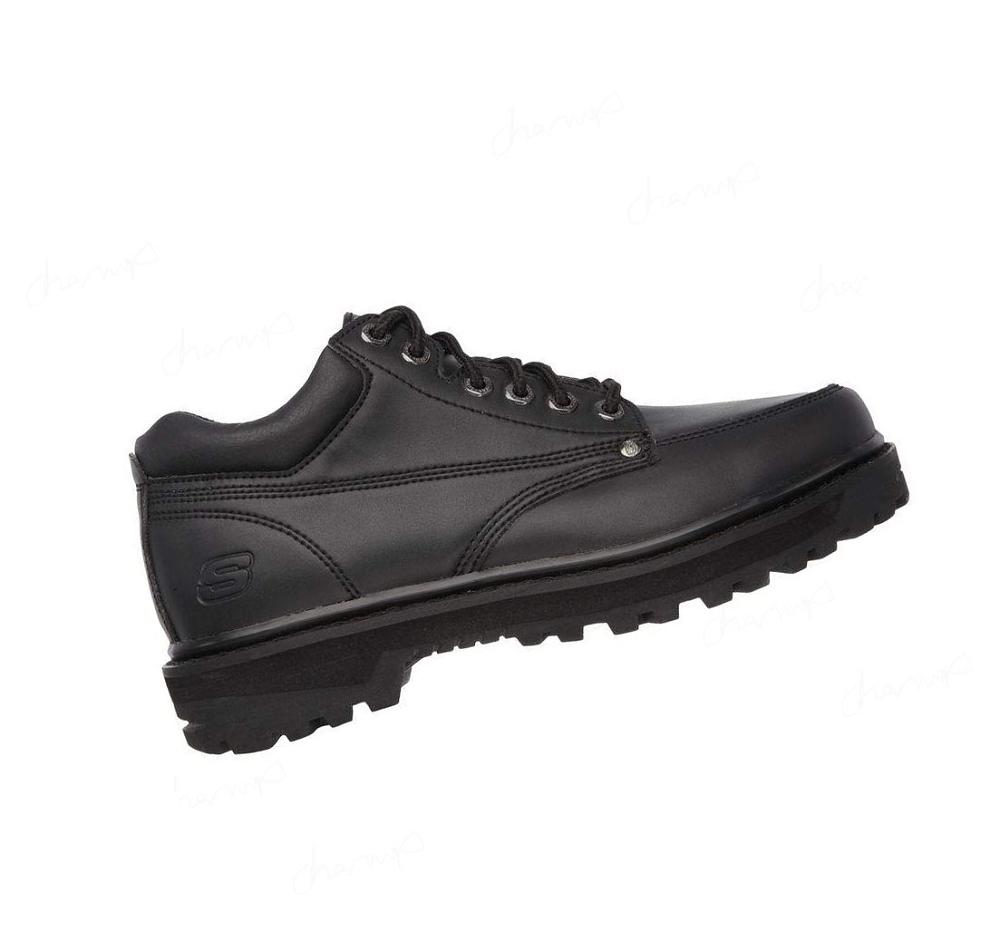 Botas Skechers Mariners Hombre Negras | A9825_AR