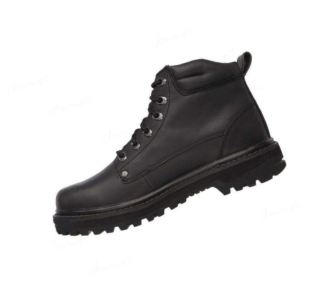 Botas Skechers Mariners - Pilot Hombre Negras | A90TG_AR