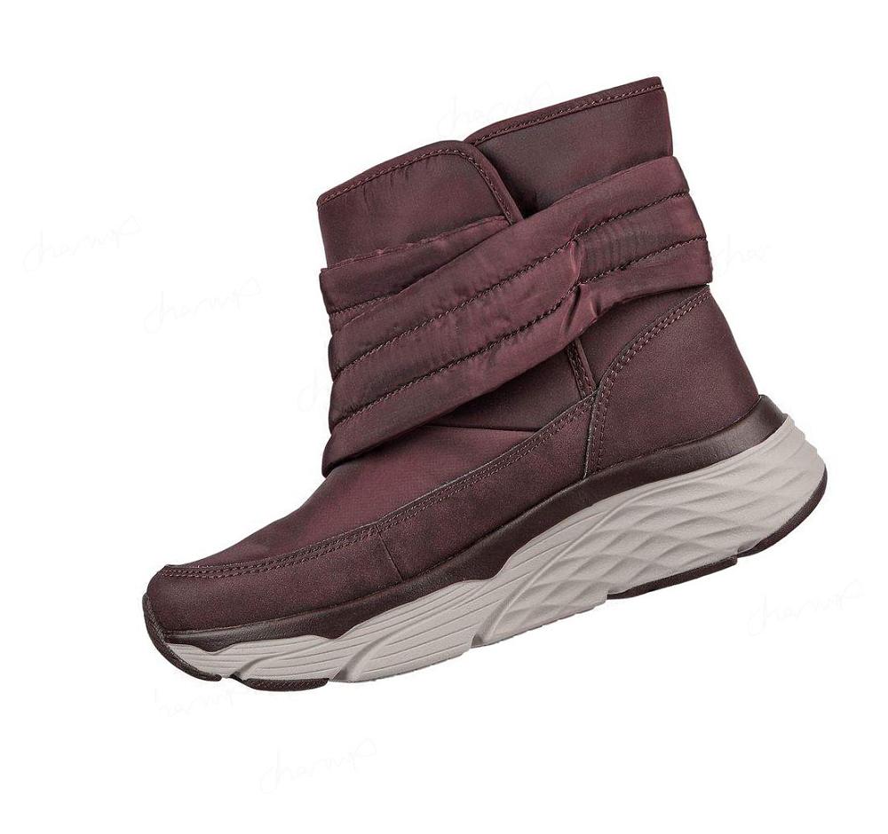 Botas Skechers Max Cushioning - Finesse Mujer Burdeos | I352A_AR