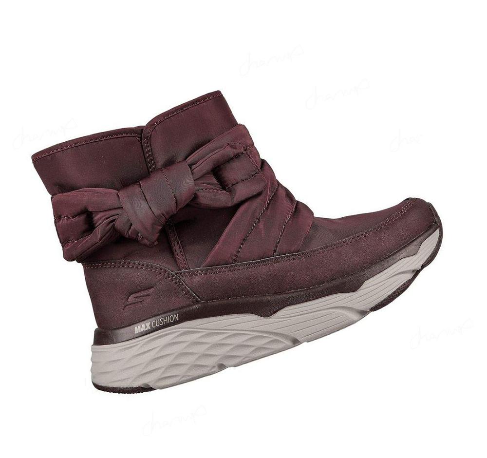 Botas Skechers Max Cushioning - Finesse Mujer Burdeos | I352A_AR