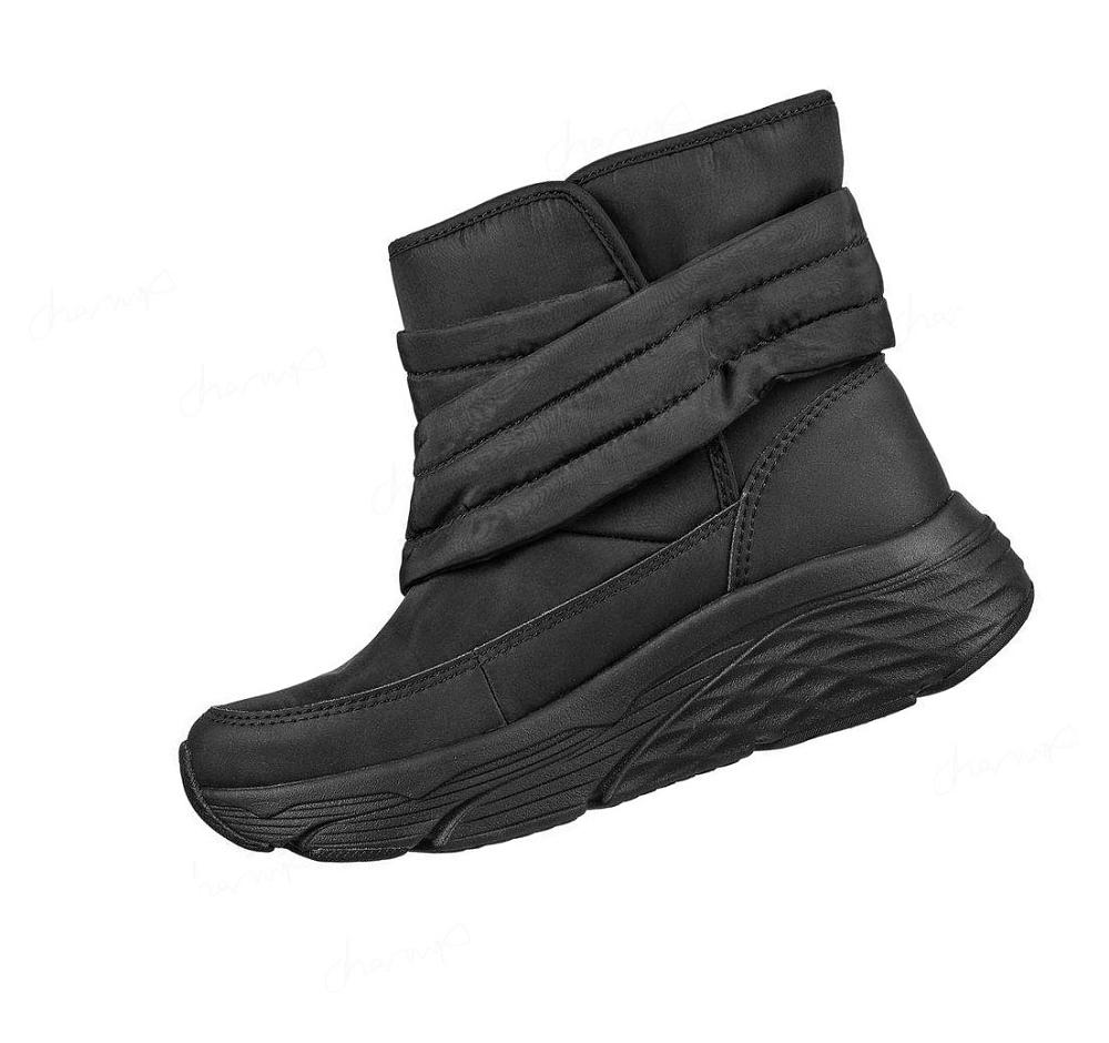 Botas Skechers Max Cushioning - Finesse Mujer Negras | I3A1B_AR