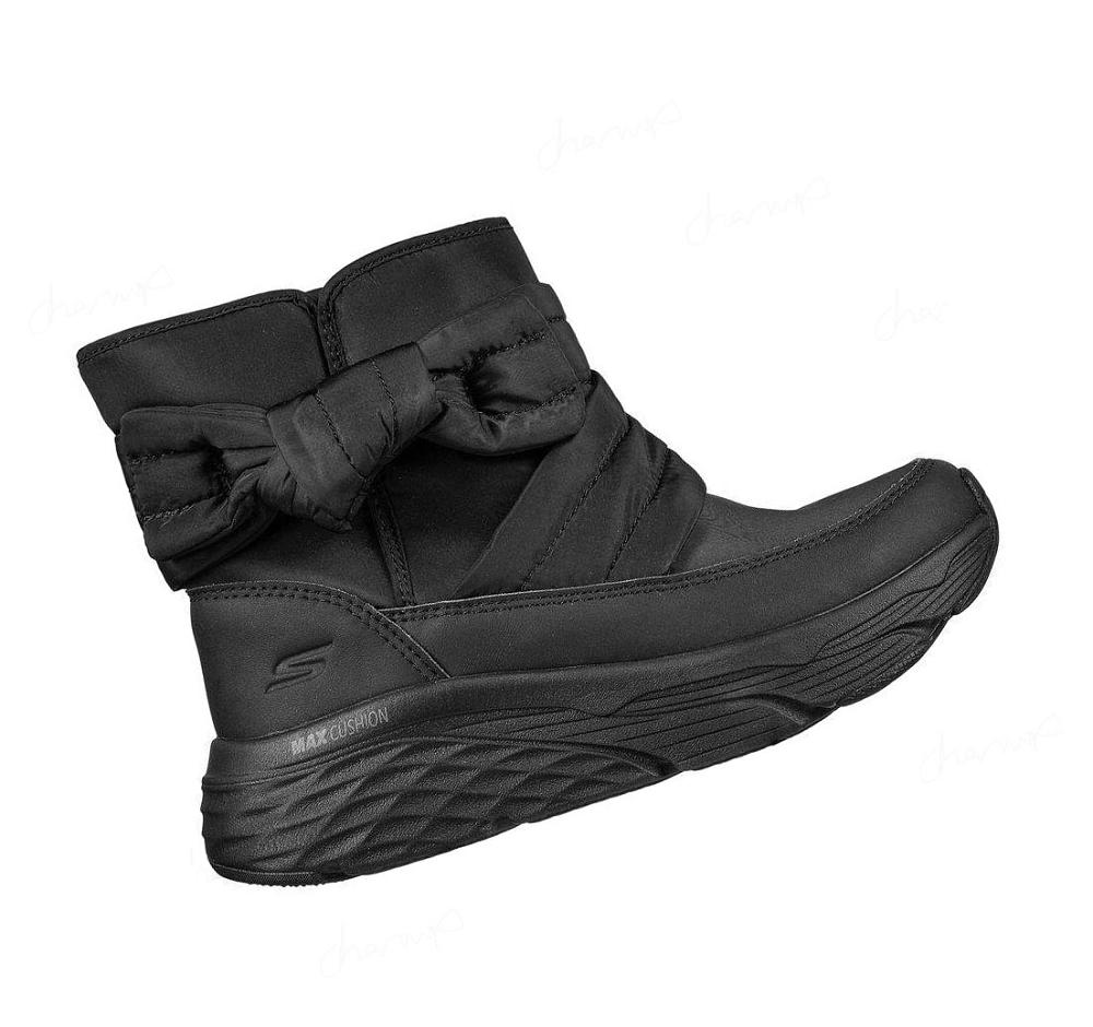 Botas Skechers Max Cushioning - Finesse Mujer Negras | I3A1B_AR