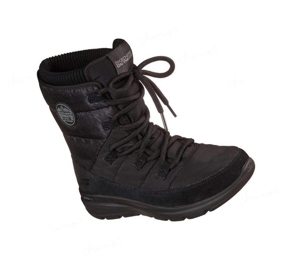 Botas Skechers On the GO Glacial Ultra - Continental Mujer Negras | 8038W_AR