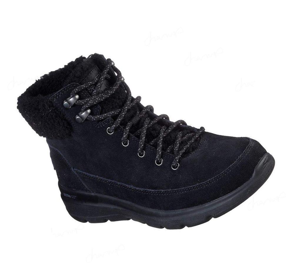 Botas Skechers On-the-GO Glacial Ultra - Woodlands Mujer Negras | IT2T3_AR