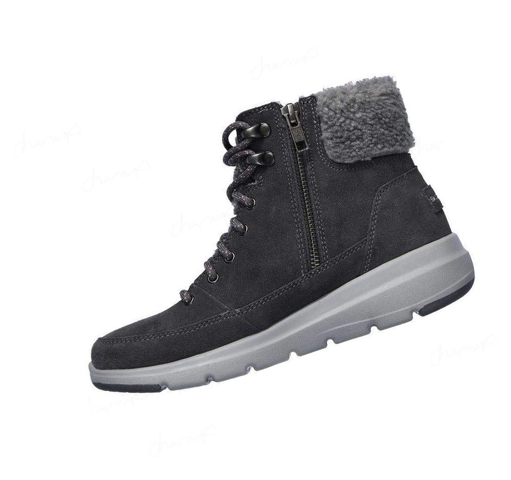 Botas Skechers On-the-GO Glacial Ultra - Woodlands Mujer Gris | IT52S_AR