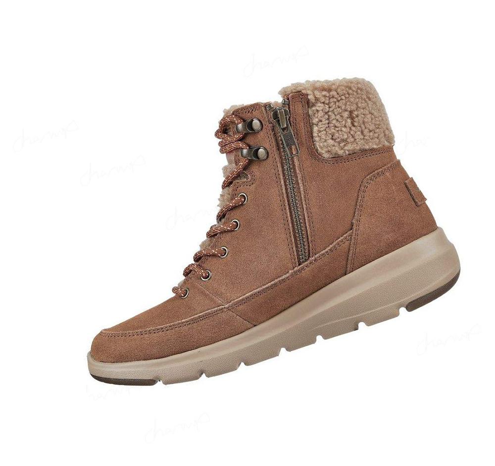 Botas Skechers On-the-GO Glacial Ultra - Woodlands Mujer Marrones | ITA1Q_AR