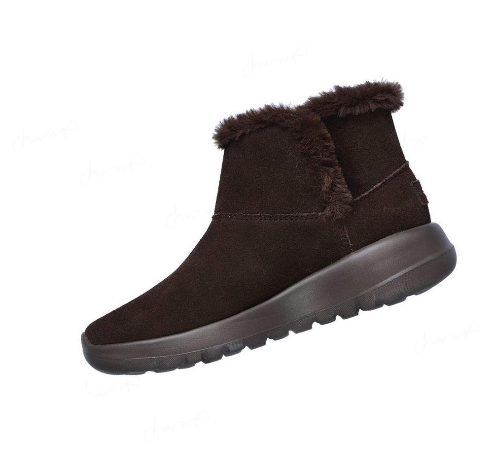 Botas Skechers On the GO Joy - Bundle Up Mujer Chocolate | IT91D_AR