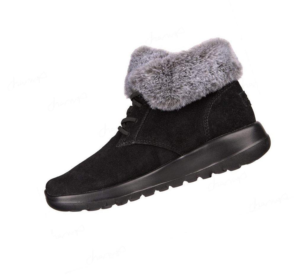 Botas Skechers On-the-GO Joy - Plush Dreams Mujer Negras Gris | I852L_AR