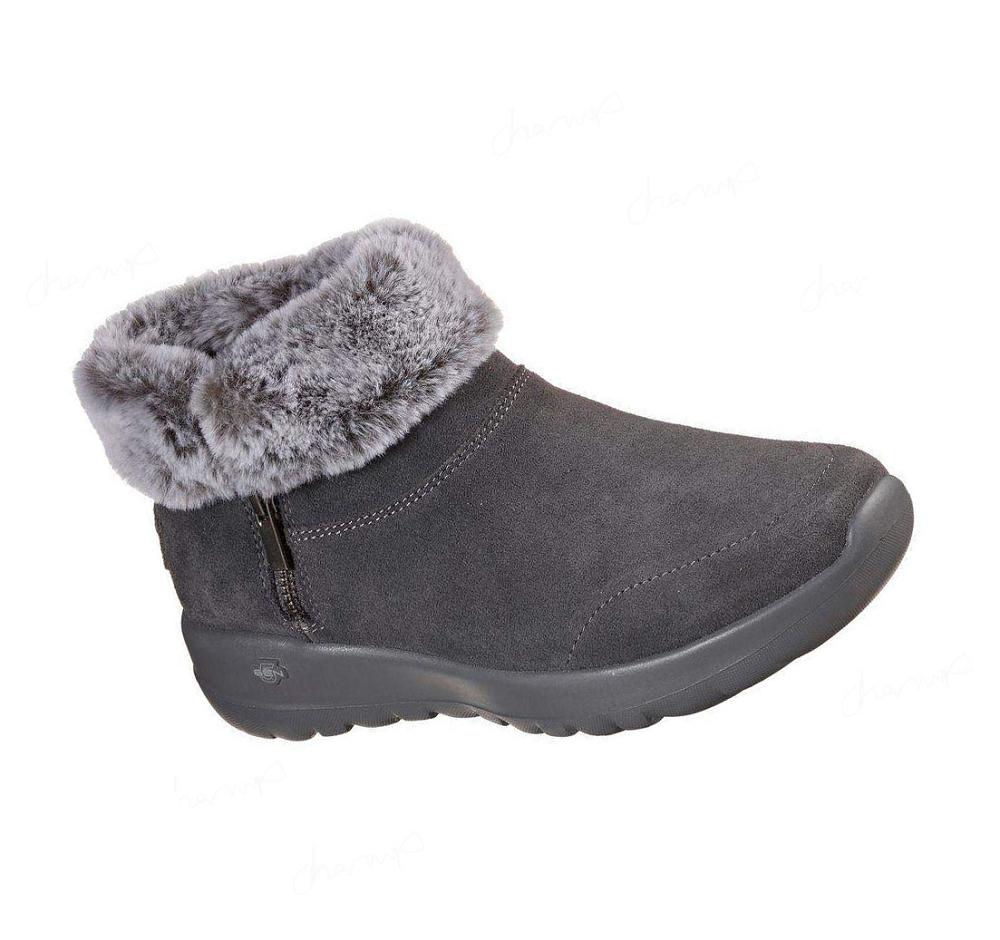 Botas Skechers On the GO Joy - Savvy Mujer Gris | I816B_AR