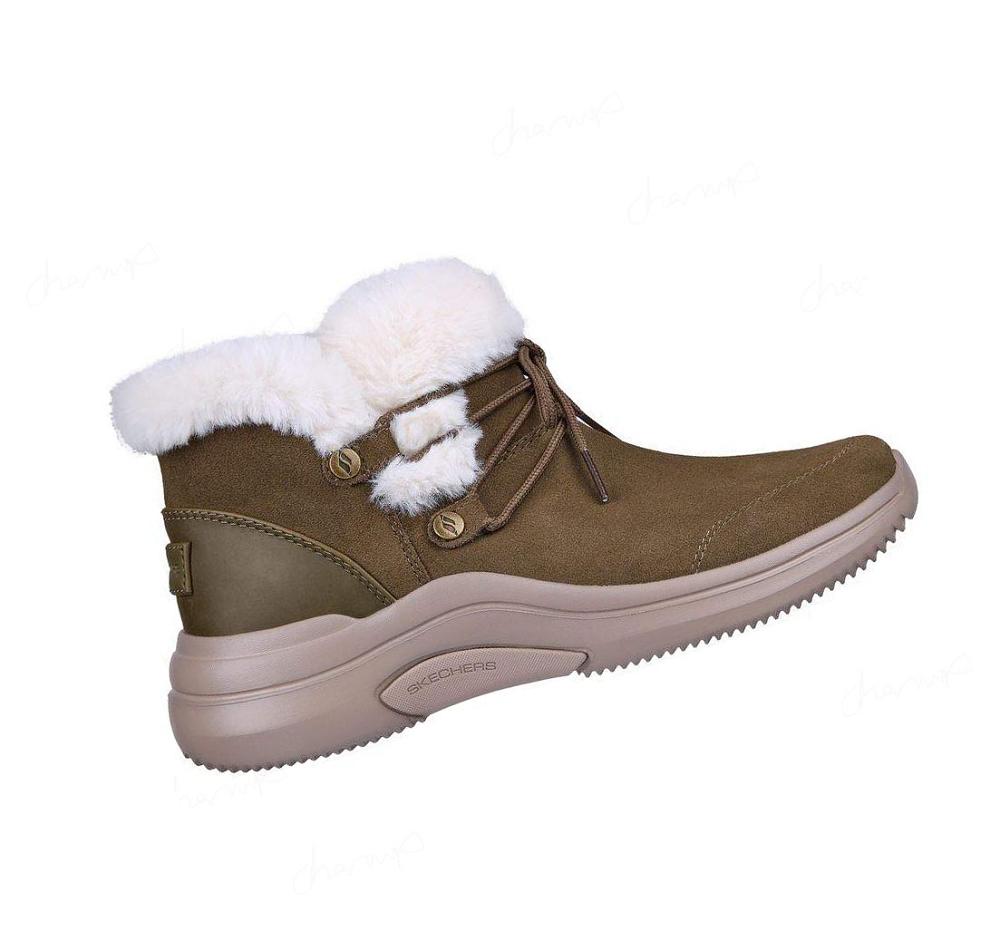 Botas Skechers On-the-GO Midtown - Cozy Vibes Mujer Verde Oliva | I8TT0_AR