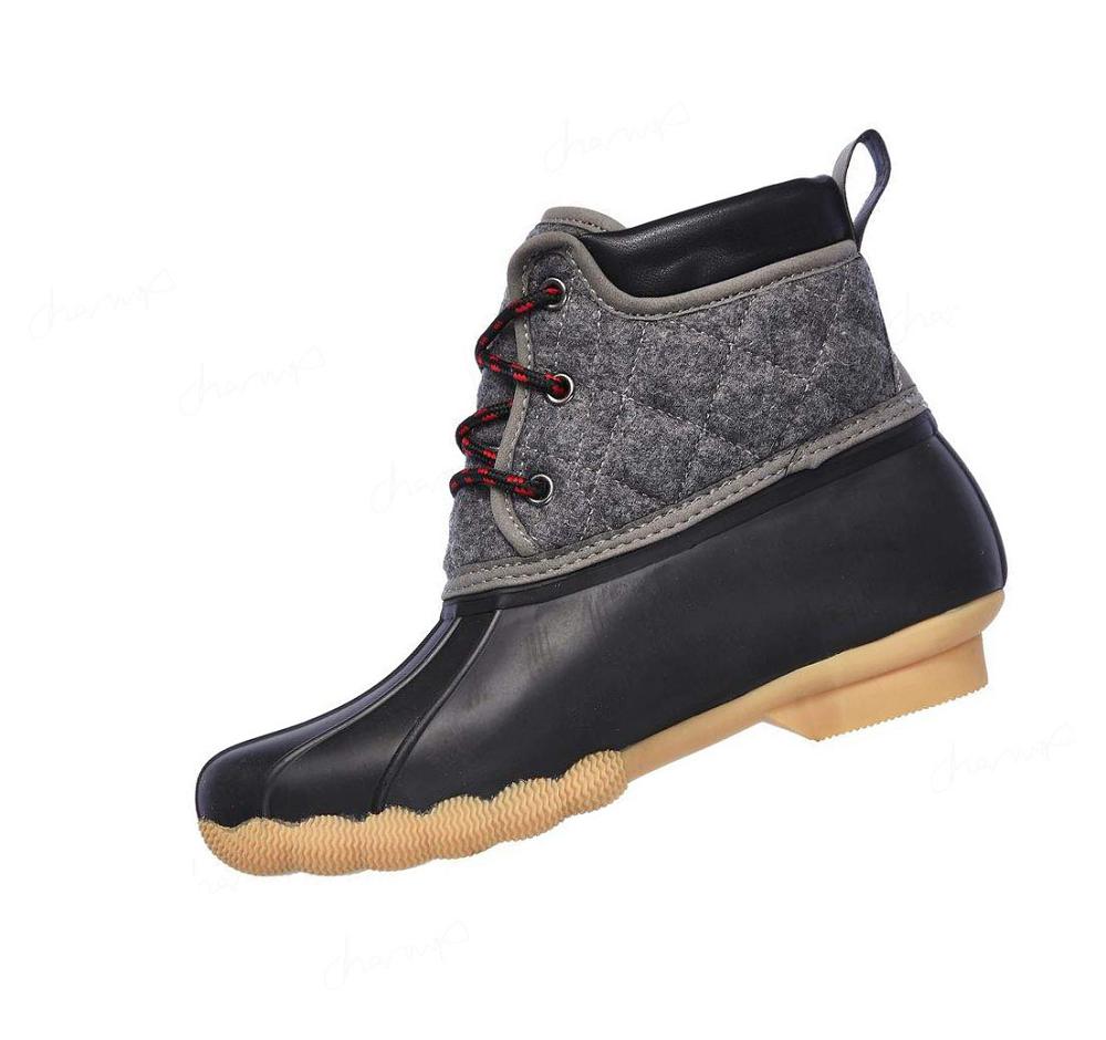 Botas Skechers Pond - Lil Puddles Mujer Negras Gris | A102B_AR