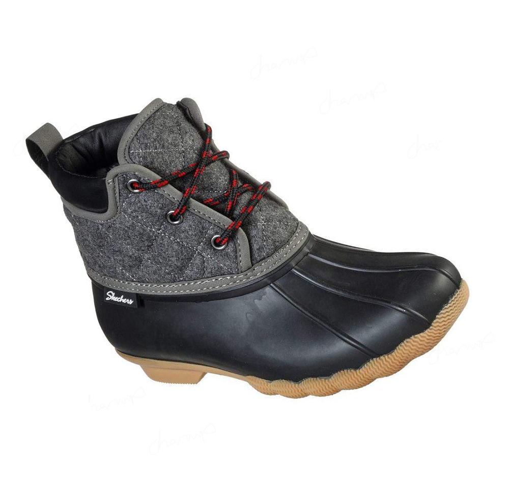 Botas Skechers Pond - Lil Puddles Mujer Negras Gris | A102B_AR