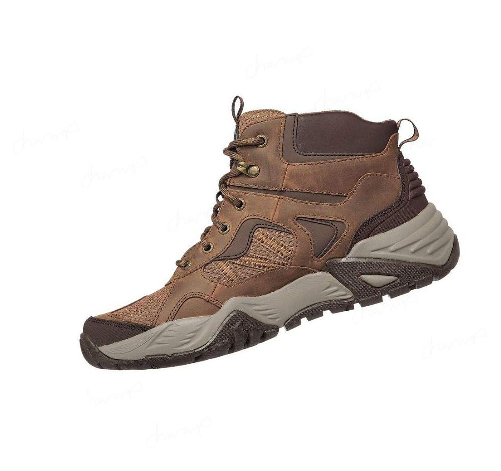 Botas Skechers Relaxed Fit: Arch Fit Recon - Percival Hombre Marrones | 3318C_AR