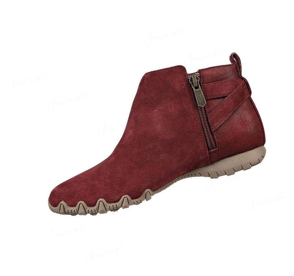 Botas Skechers Relaxed Fit: Bikers MC - Embracing Mujer Burdeos | I102S_AR