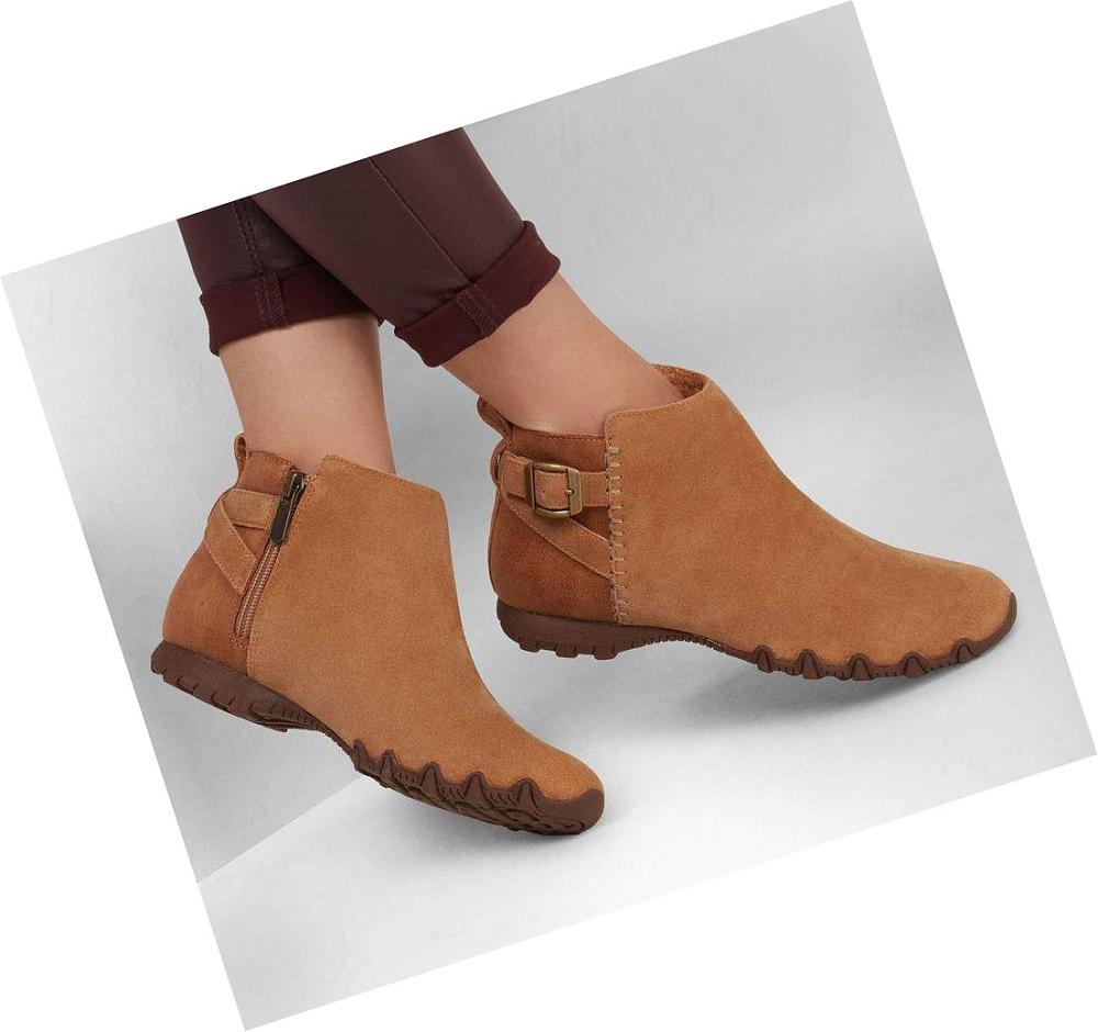 Botas Skechers Relaxed Fit: Bikers MC - Embracing Mujer Marrones | I116A_AR