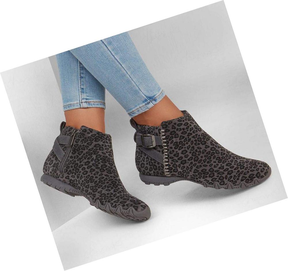 Botas Skechers Relaxed Fit: Bikers MC - Embracing Mujer Leopardo | I12TX_AR