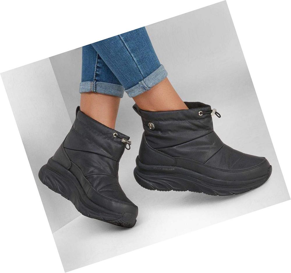 Botas Skechers Relaxed Fit: D'Lux Walker - Invierno Up Mujer Negras | 8063P_AR