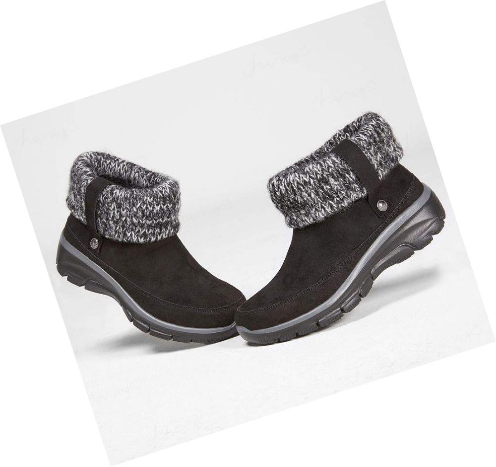 Botas Skechers Relaxed Fit: Easy Going - Heighten Mujer Negras | I566L_AR