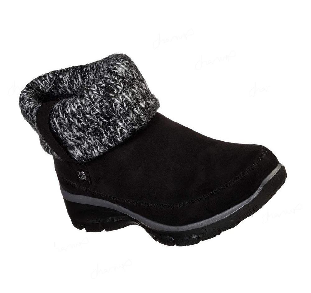 Botas Skechers Relaxed Fit: Easy Going - Heighten Mujer Negras | I566L_AR