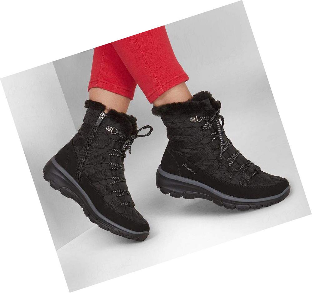 Botas Skechers Relaxed Fit: Easy Going - Moro Calle Mujer Negras | I5TTD_AR