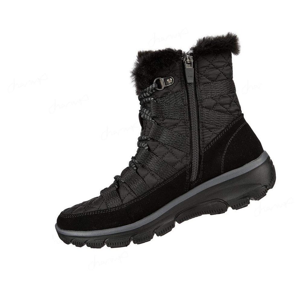 Botas Skechers Relaxed Fit: Easy Going - Moro Calle Mujer Negras | I5TTD_AR