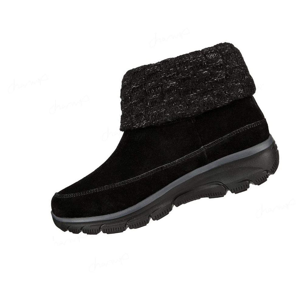 Botas Skechers Relaxed Fit: Easy Going - Upgraded Heights Mujer Negras | I6TT8_AR