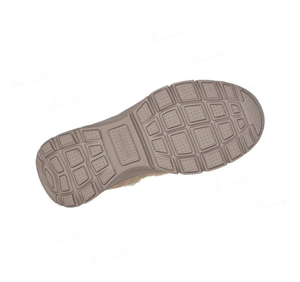 Botas Skechers Relaxed Fit: Easy Going - Warmhearted Mujer Beige Oscuro | IA52B_AR